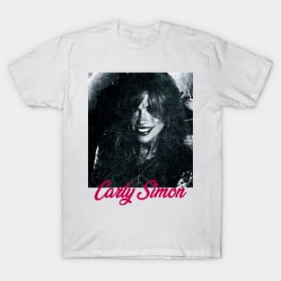 Vintage Carly Simon // 80s Style T-Shirt